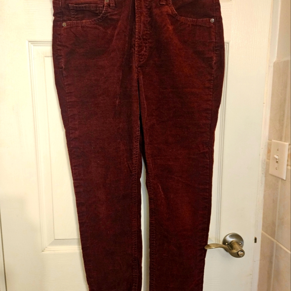 Gap Burgundy Corduroy Pants